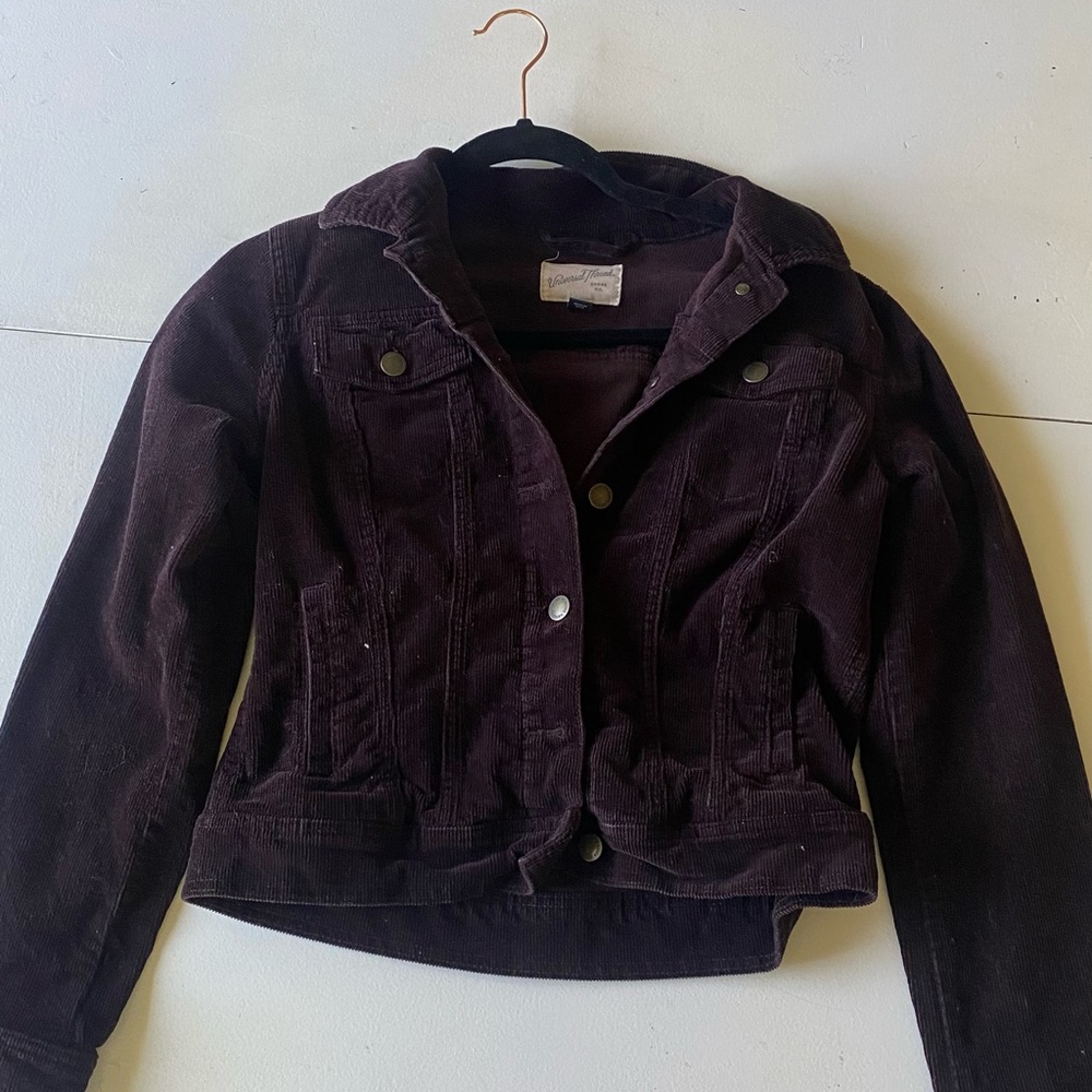Universal thread corduroy button up Jacket.